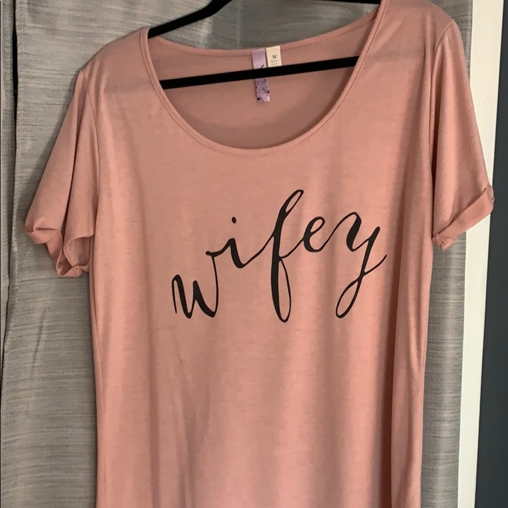 Pink wifey shirt